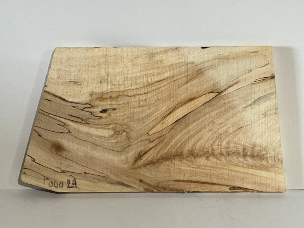 Spalted Maple Knife Scale Hardwood Plank (Unstabilized) 100024