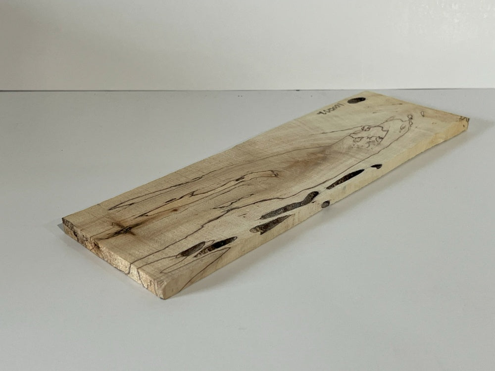 Spalted Maple Knife Scale Hardwood Plank (Unstabilized) 100032