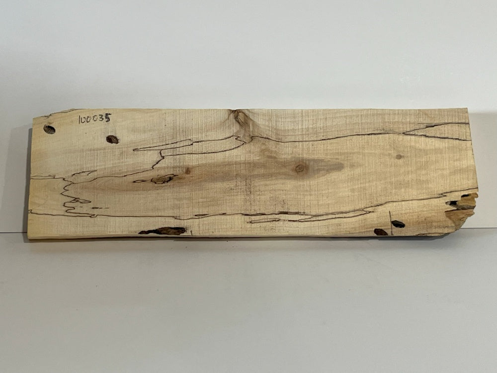Spalted Maple Knife Scale Hardwood Plank (Unstabilized) 100035
