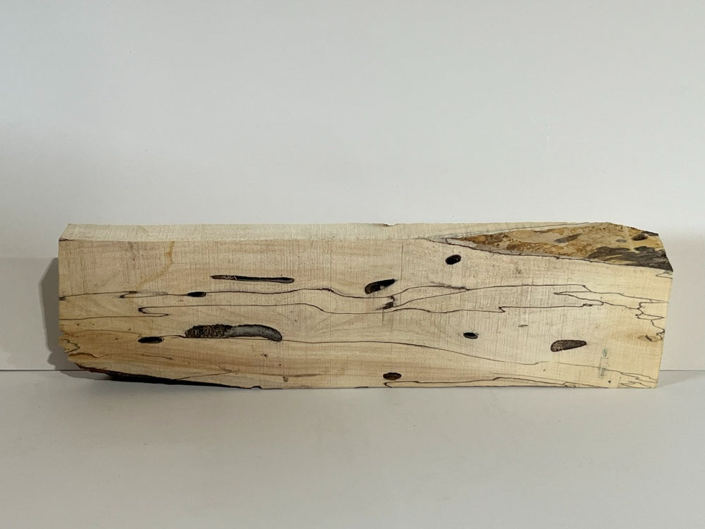 Spalted Maple Knife Scale Hardwood Plank (Unstabilized) 100035