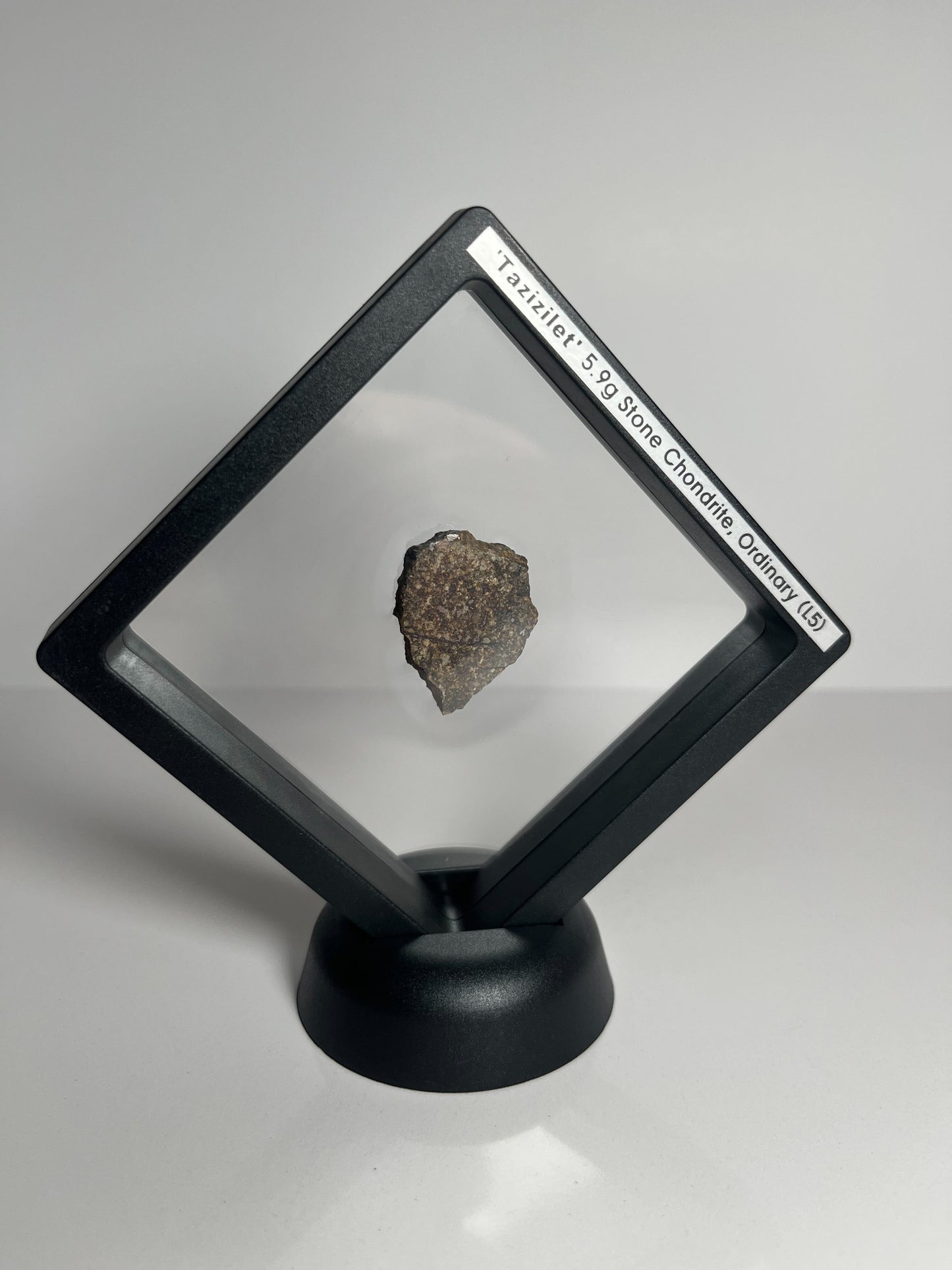 Stone Chondrite "Tazizilet" Meteorite Slice - Recovered 2006, Agadez, Niger - 5.9g