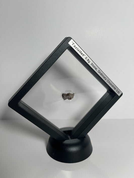 Stone Chondrite "Tazizilet" Meteorite Slice - Recovered 2006, Agadez, Niger - 0.8g