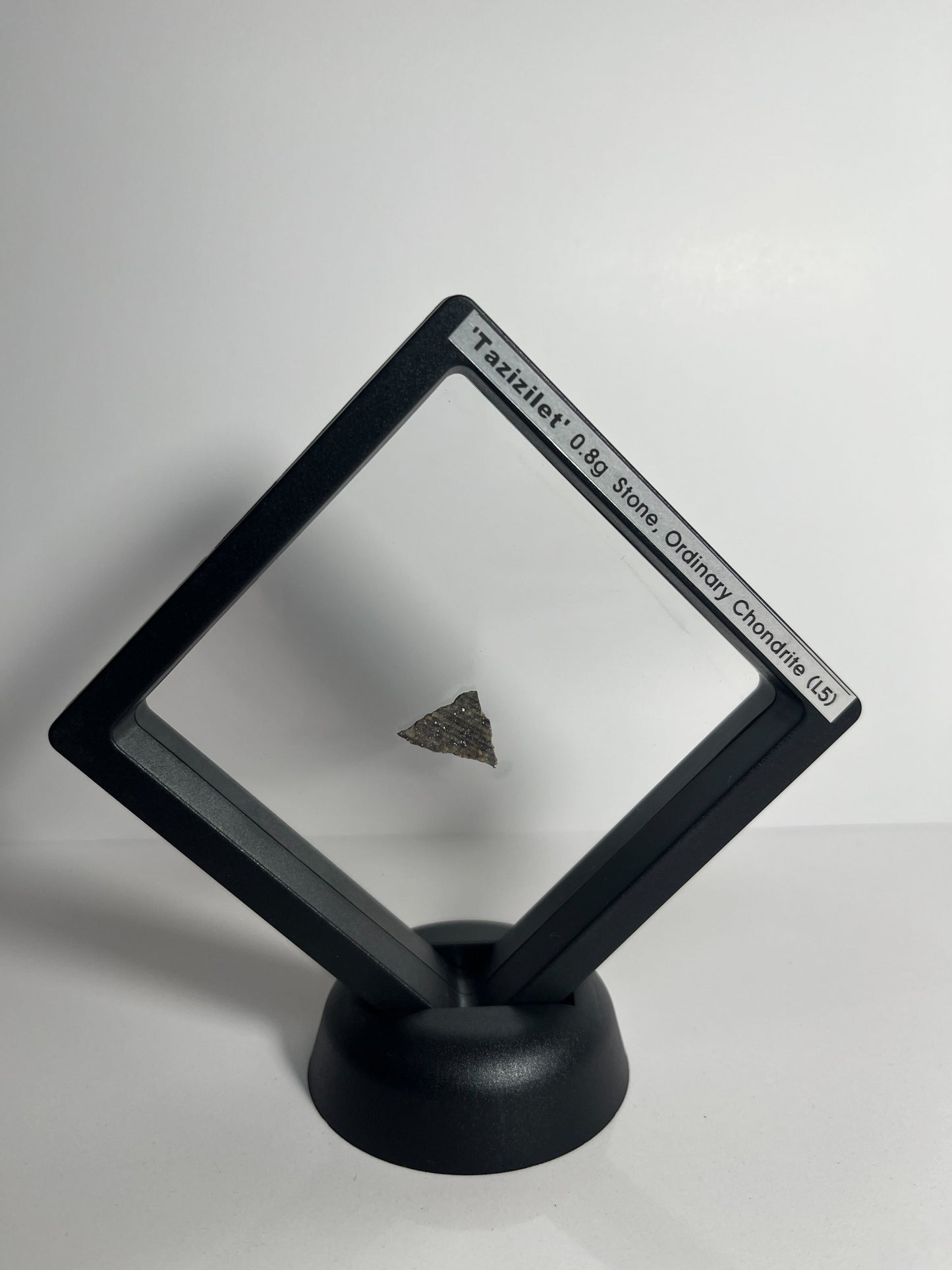 Stone Chondrite "Tazizilet" Meteorite Slice - Recovered 2006, Agadez, Niger - 0.8g