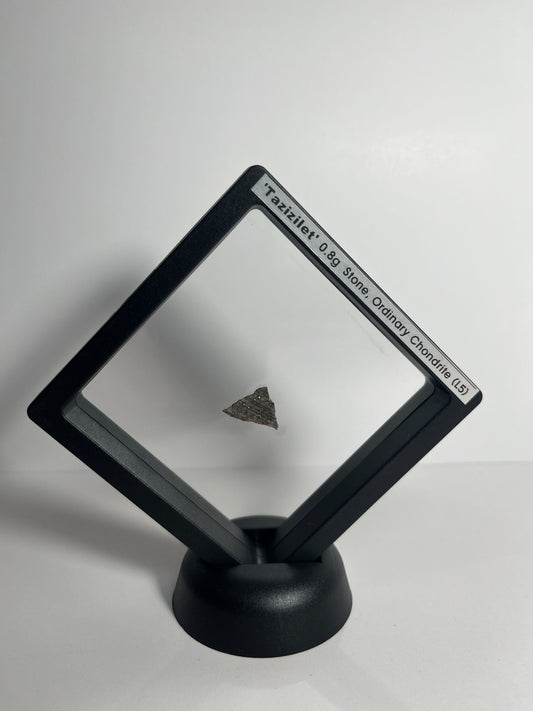 Stone Chondrite "Tazizilet" Meteorite Slice - Recovered 2006, Agadez, Niger - 0.8g