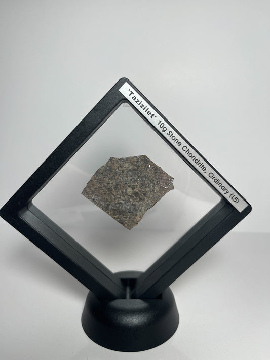 Stone Chondrite "Tazizilet" Meteorite Slice - Recovered 2006, Agadez, Niger - 10g