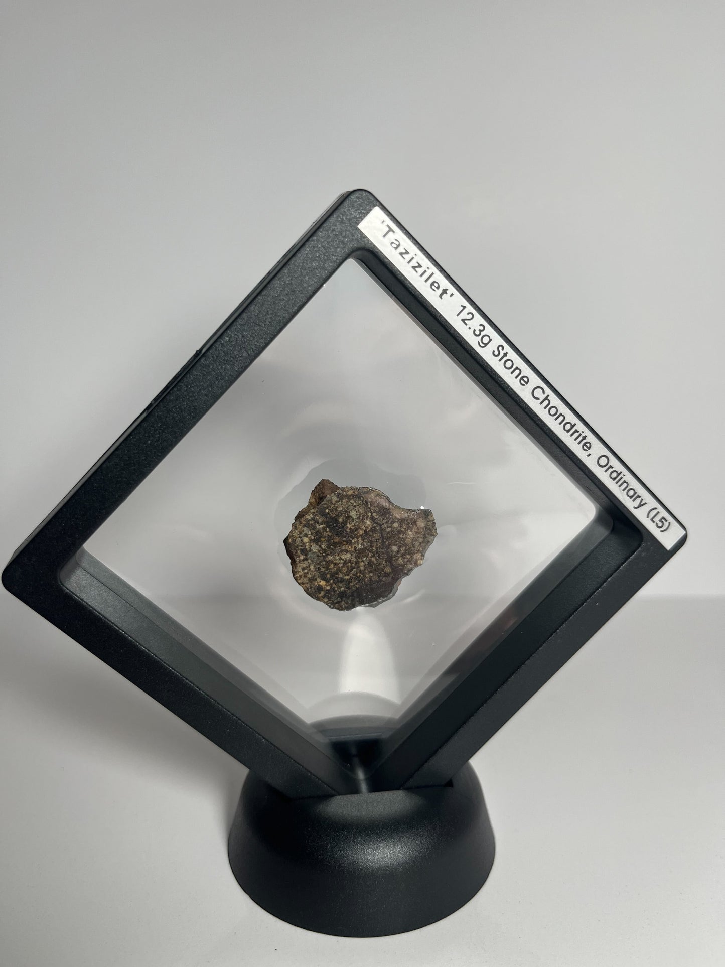 Stone Chondrite "Tazizilet" Meteorite Slice - Recovered 2006, Agadez, Niger - 12.3g