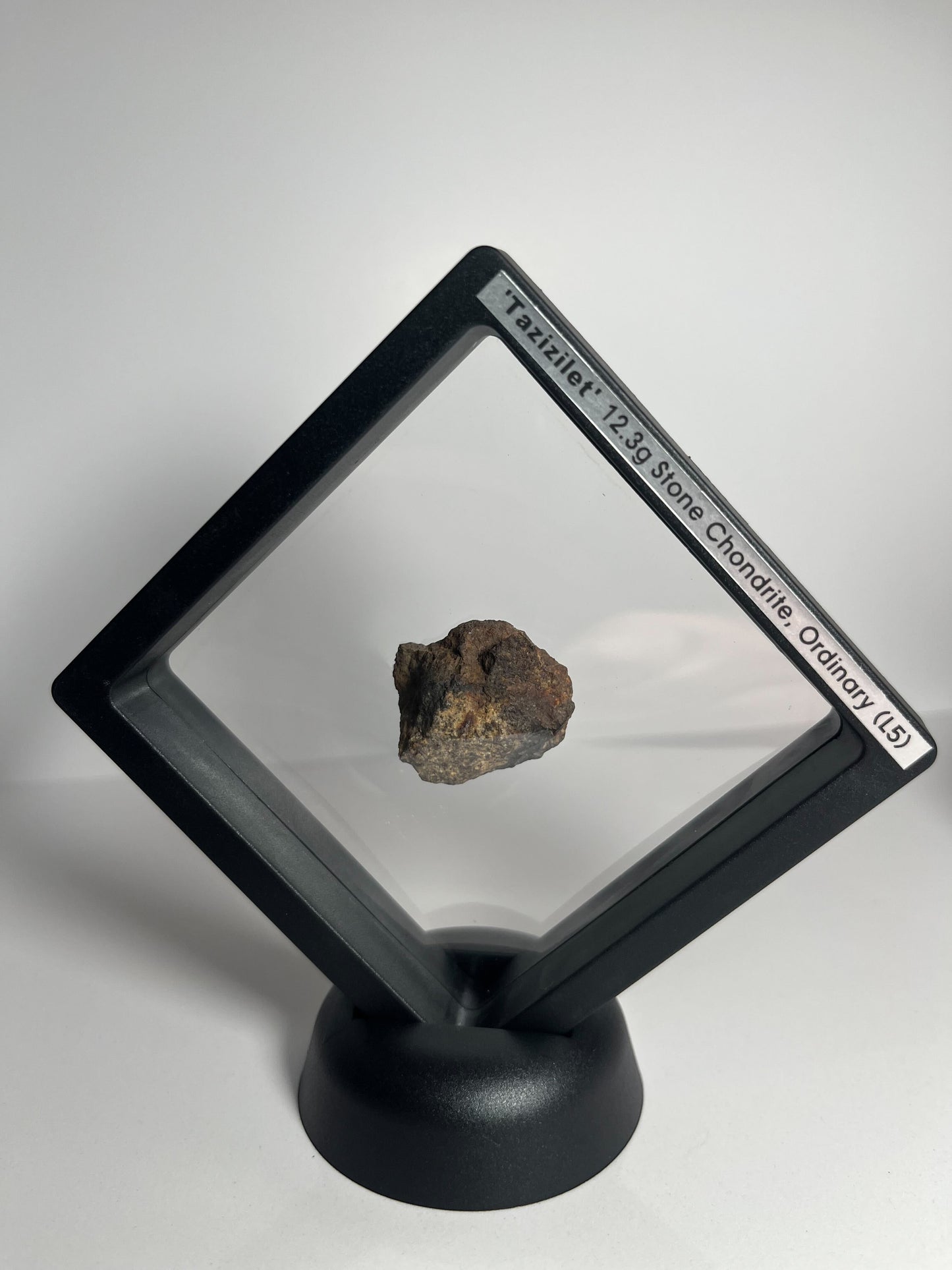 Stone Chondrite "Tazizilet" Meteorite Slice - Recovered 2006, Agadez, Niger - 12.3g