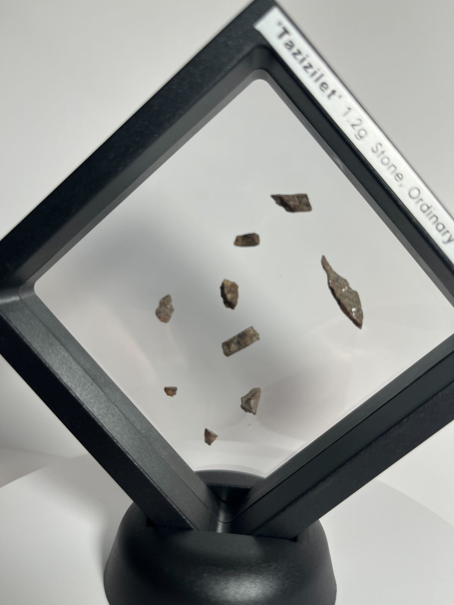 Stone Chondrite "Tazizilet" Meteorite Slice - Recovered 2006, Agadez, Niger - 1.2g