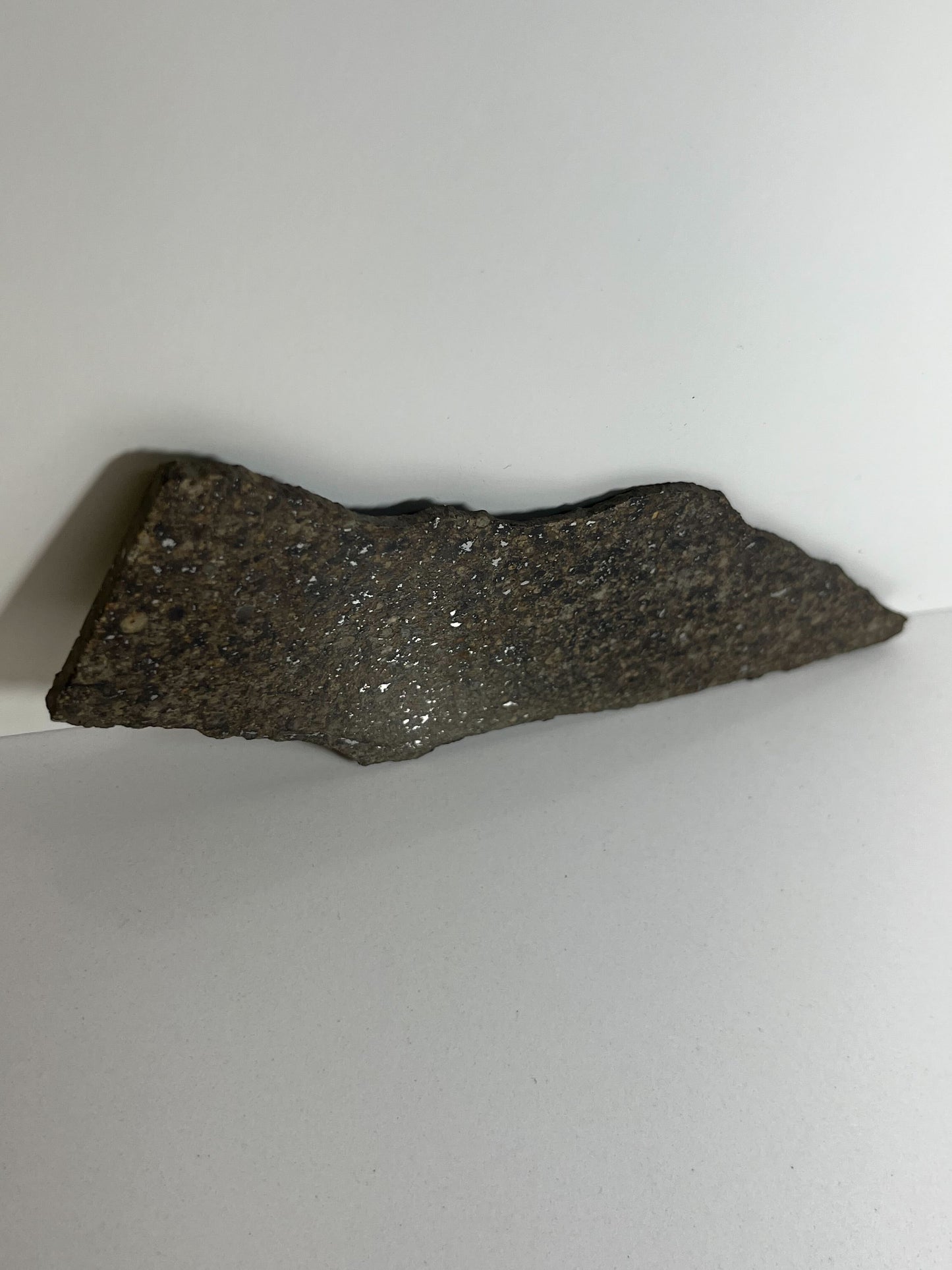 Stone Chondrite "Tazizilet" Meteorite Slice - Recovered 2006, Agadez, Niger - 34.8g