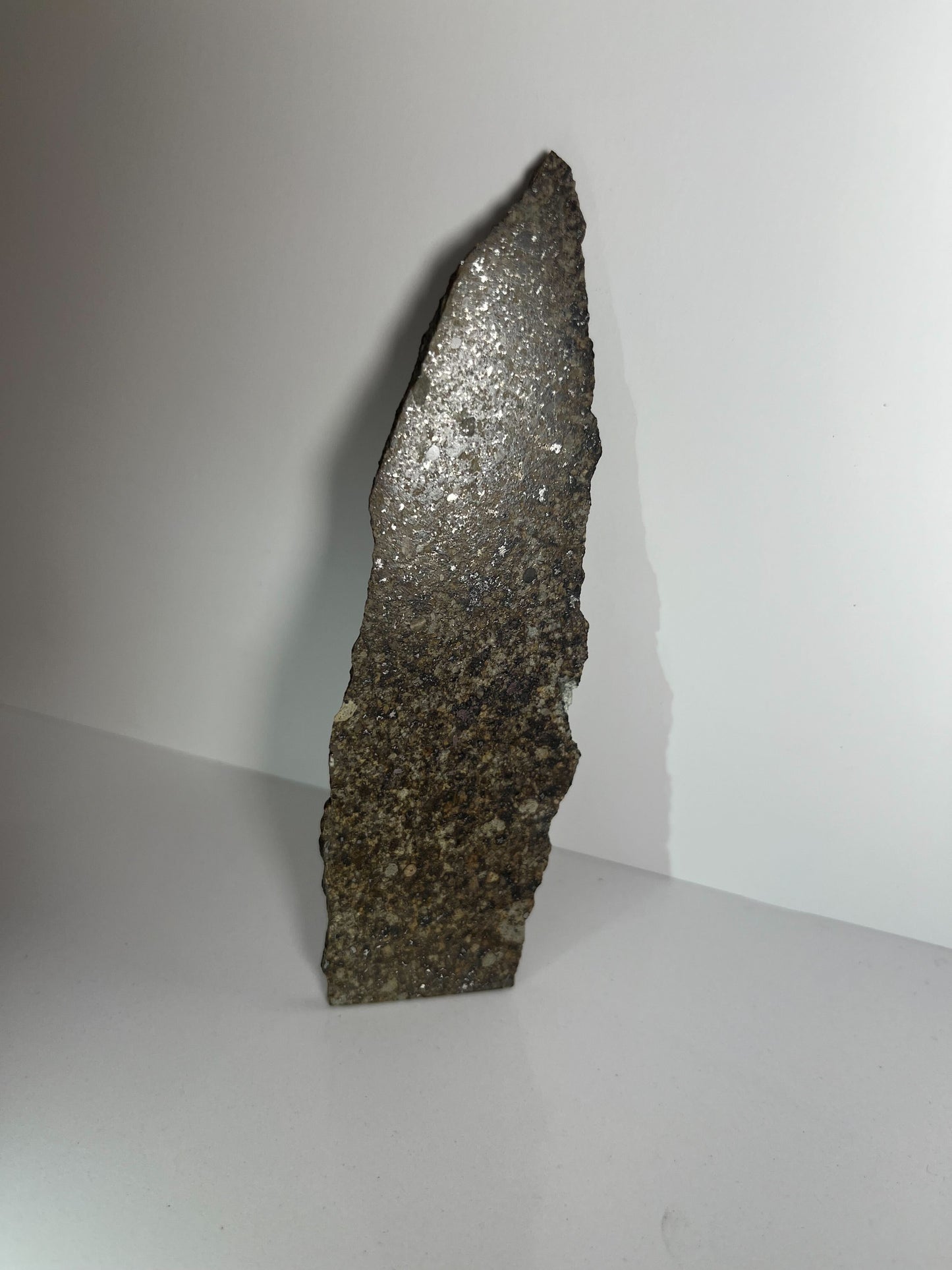 Stone Chondrite "Tazizilet" Meteorite Slice - Recovered 2006, Agadez, Niger - 39.1g
