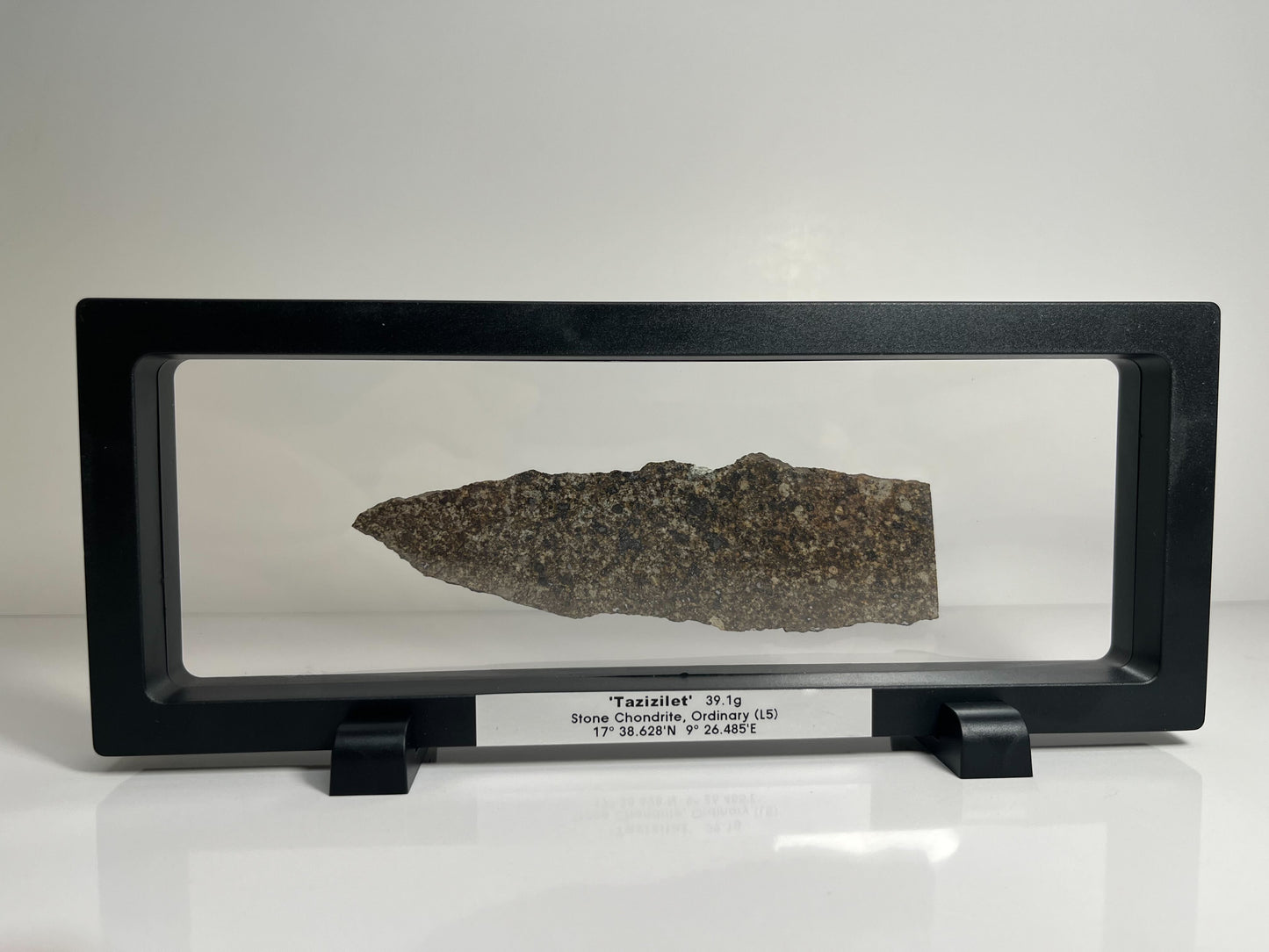 Stone Chondrite "Tazizilet" Meteorite Slice - Recovered 2006, Agadez, Niger - 39.1g