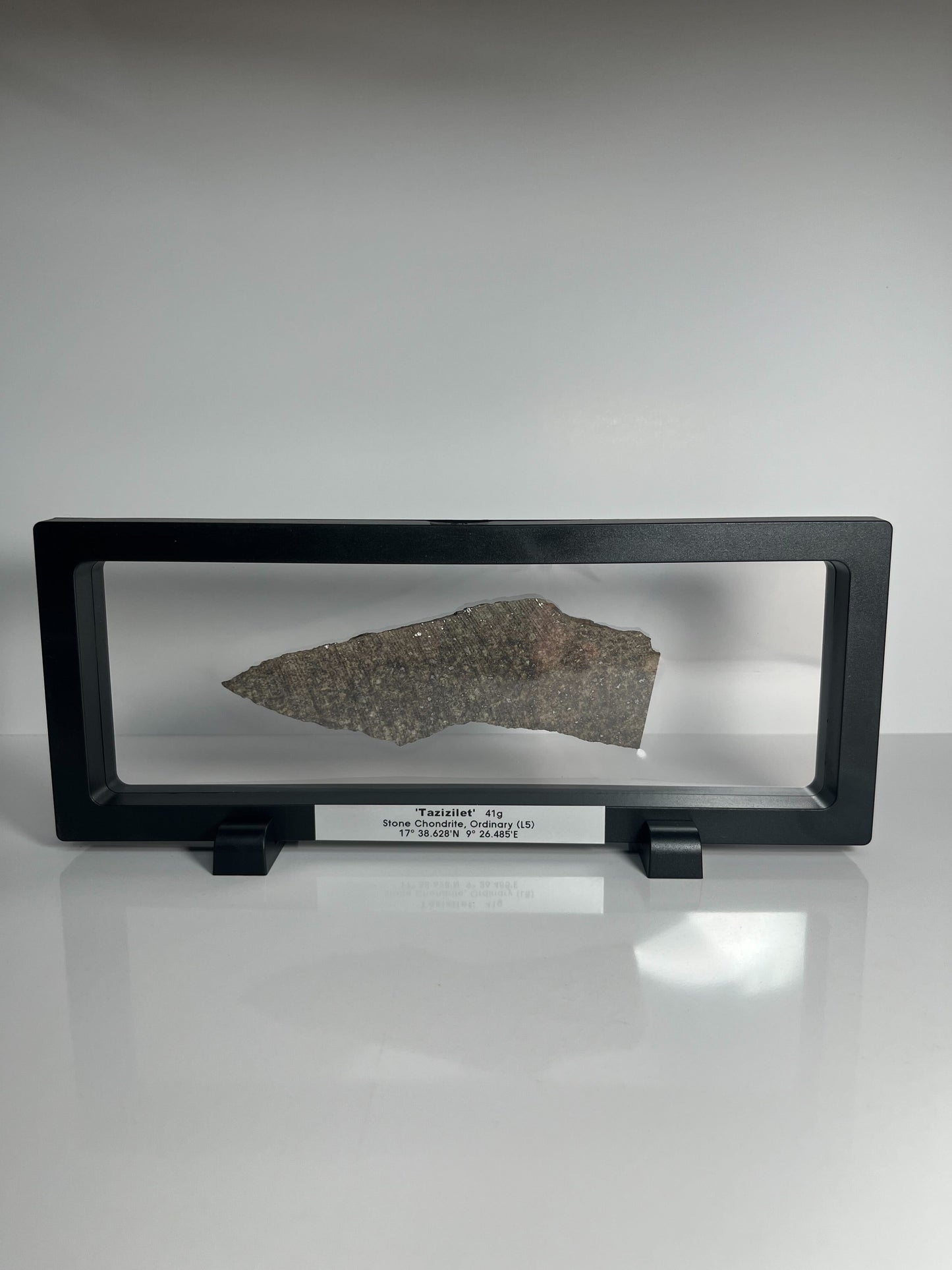Stone Chondrite "Tazizilet" Meteorite Slice - Recovered 2006, Agadez, Niger - 41g