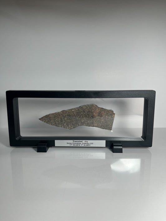 Stone Chondrite "Tazizilet" Meteorite Slice - Recovered 2006, Agadez, Niger - 41g