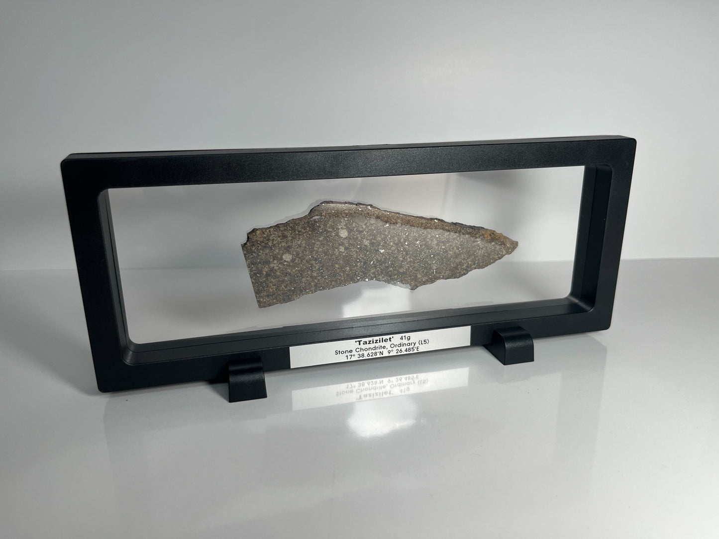 Stone Chondrite "Tazizilet" Meteorite Slice - Recovered 2006, Agadez, Niger - 41g