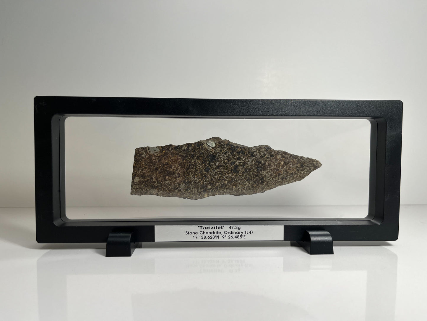 Stone Chondrite "Tazizilet" Meteorite Slice - Recovered 2006, Agadez, Niger - 47.3g