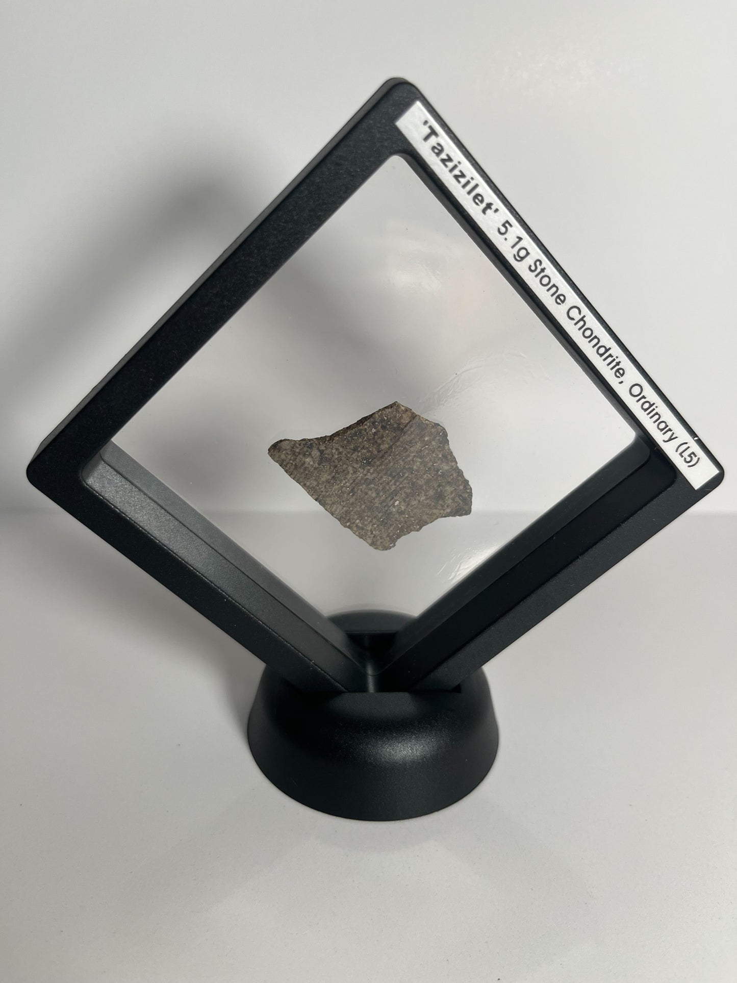 Stone Chondrite "Tazizilet" Meteorite Slice - Recovered 2006, Agadez, Niger - 5.1g