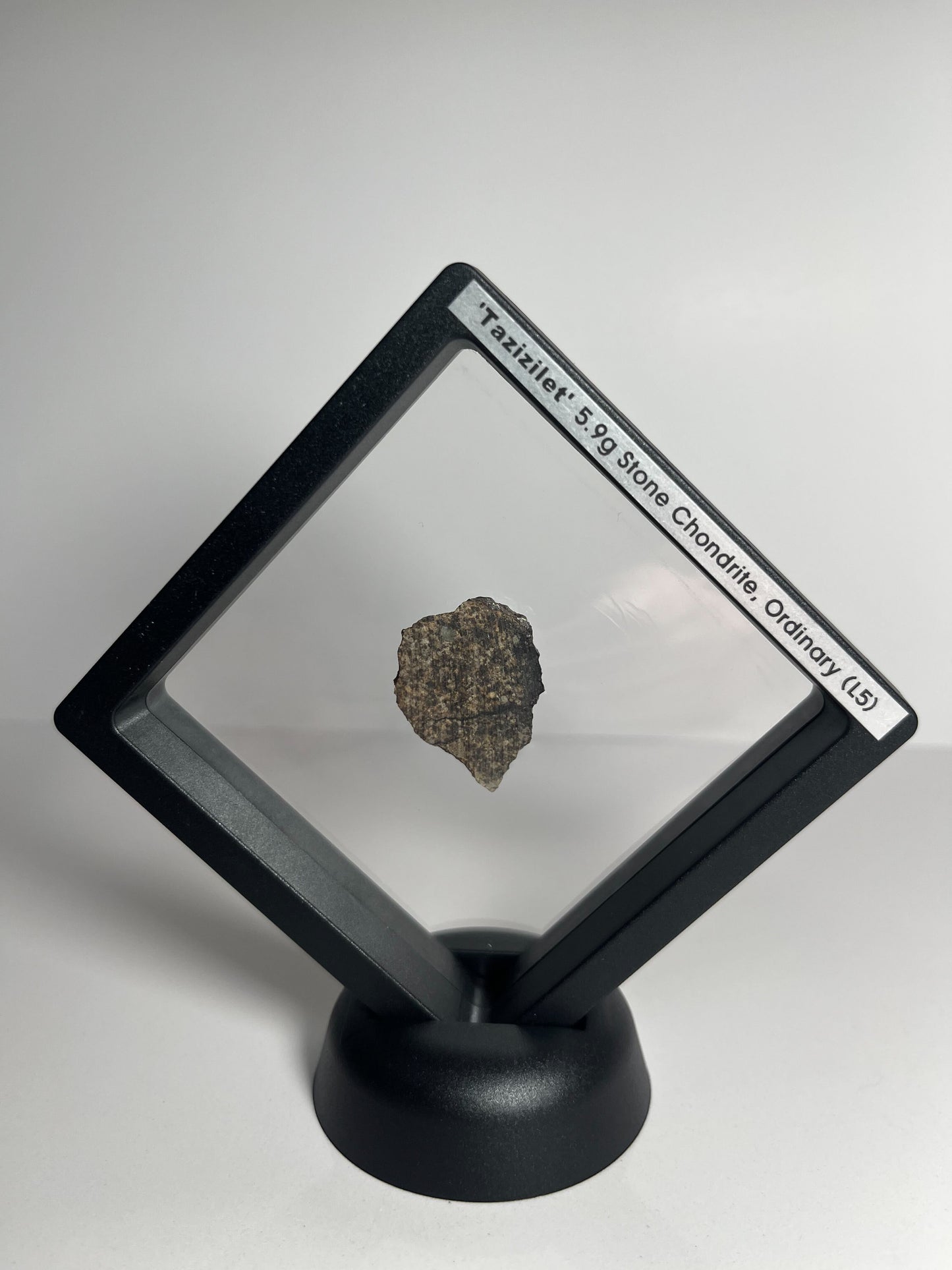 Stone Chondrite "Tazizilet" Meteorite Slice - Recovered 2006, Agadez, Niger - 5.9g