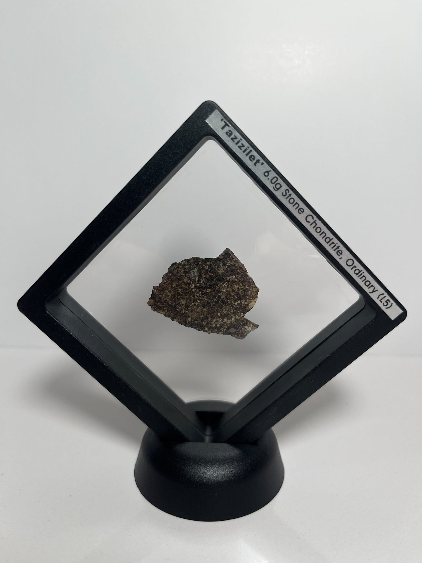 Stone Chondrite "Tazizilet" Meteorite Slice - Recovered 2006, Agadez, Niger - 6.0g