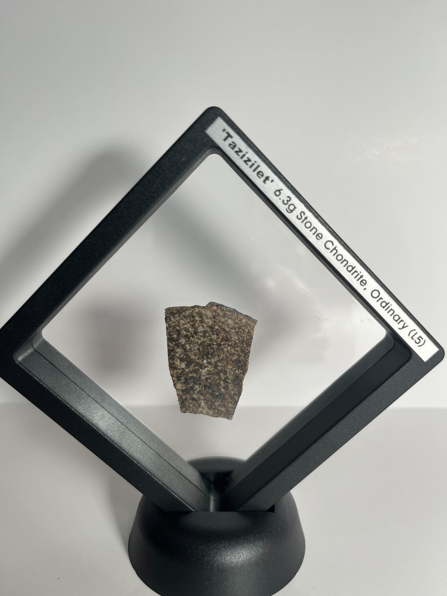 Stone Chondrite "Tazizilet" Meteorite Slice - Recovered 2006, Agadez, Niger - 6.3g
